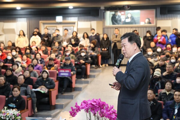 박승원 광명시장이 지난 1월 15일부터 25일까지 시민과의 대화를 진행했다. (사진=광명시)
